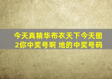 今天真精华布衣天下今天图2你中奖号啊 地的中奖号码